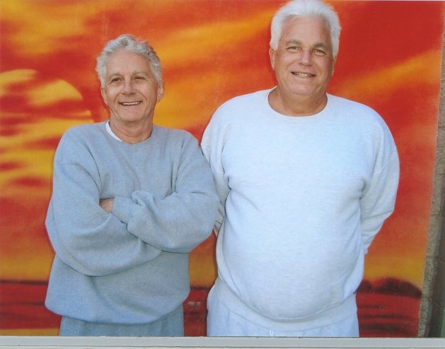 No. 6 Larry Duke (left) and No. 7 Billy Dekle